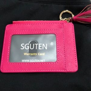Pink wallet key chain